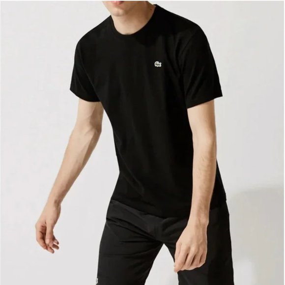 Canvas Unisex Jersey T-Shirt - Short Sleeve Crew Neck, Heather Black, Size Large